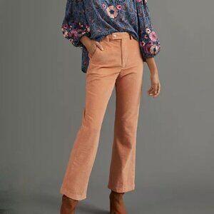 Levi's Math Club Cropped Flare Corduroy Peach Pants, 27